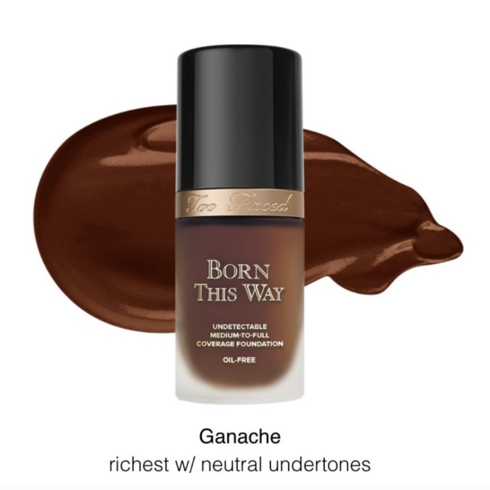 GANACHE Too Faced Matte Born This Way Foundation NIB